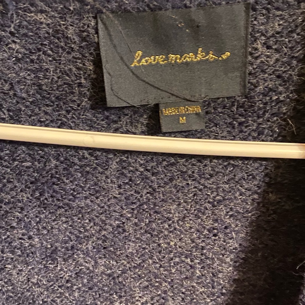 Multi color drop sweater